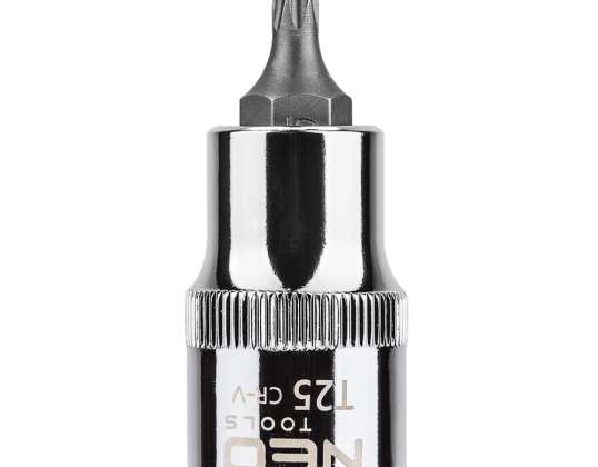 Torx-Einsatz 1/2". T25 x 55 mm