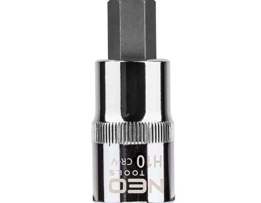 Гексагональный наконечник для головки 1/2&quot;. H10 x 55 мм