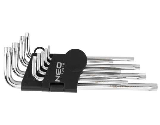 Torx-Schlüssel, Set mit 9 Stück.