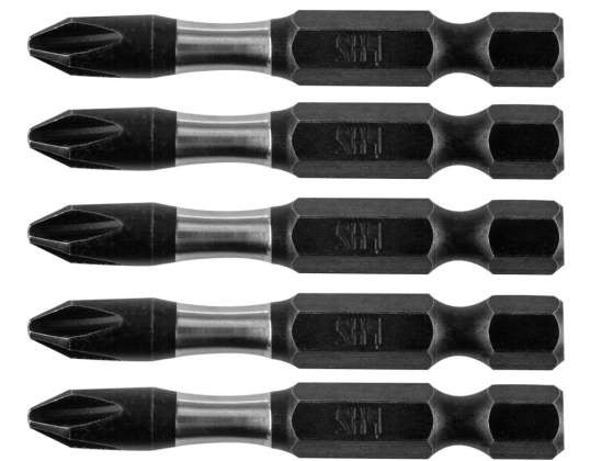 Puntas de impacto S2. 50 mm. PH2 5 uds.