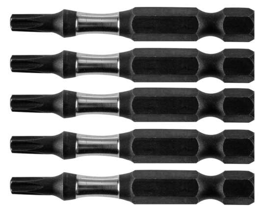 Smūginiai bitai S2. 50 mm. T20   5 vnt.