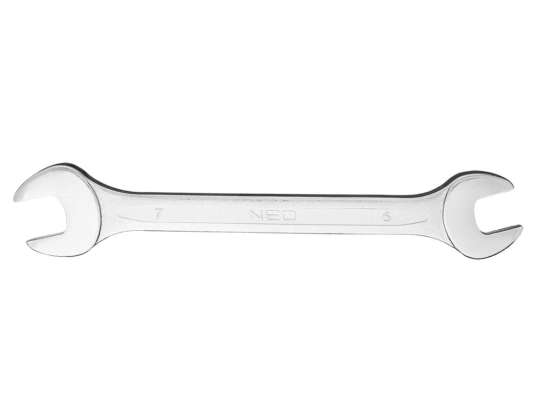 To-sidet flad nøgle 6 x 7 mm