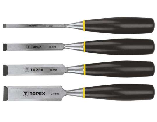 Dłuta 6 24 mm. set 4 parça. TOP 09A310