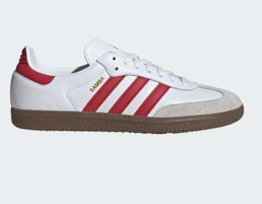 BUTY ADIDAS JQ4041 ORIGINALS SAMBA LICENSED LIVERPOOL BIAŁA CZERWNA