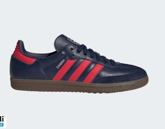BOTLAR ADIDAS JQ4037 ORIGINALS SAMBA ARSENAL LACIVERT KIRMIZI