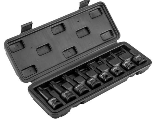 Sett med 8 TORX slagnøkler