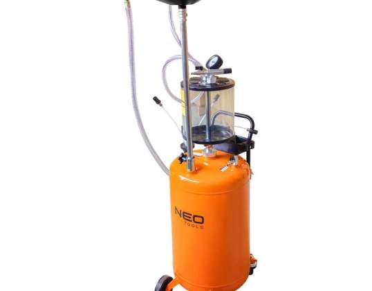 Pompa estraente olio mobile con serbatoio di controllo pneumatico