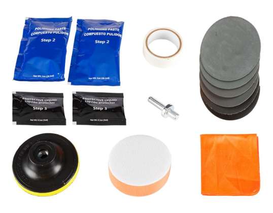 Kit de restauration des phares. 15 pièces