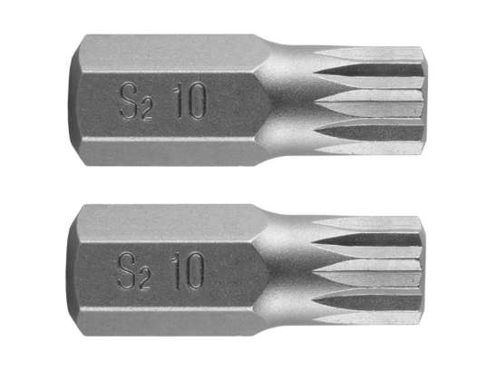 Spline-Ende M10 x 30 mm. S2 x 2 Stk.