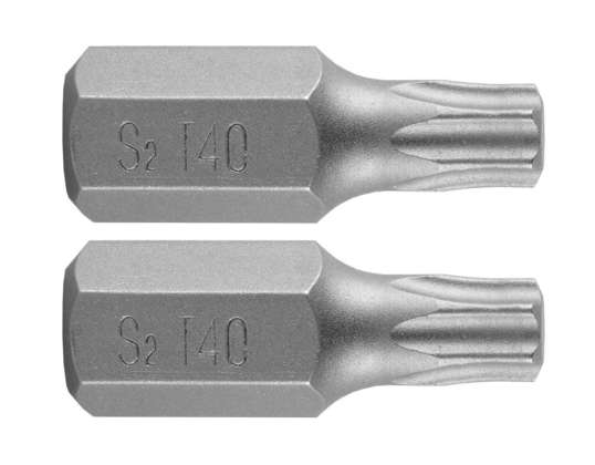 TORX Bit T40 x 30 mm. S2 x 2 pcs.