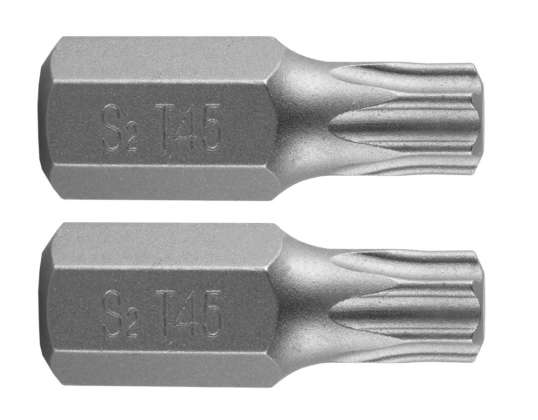 TORX bit T45 x 30 mm. S2 x 2 pcs.