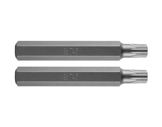 TORX Bit T45 x 75 mm. S2 x 2 pcs.