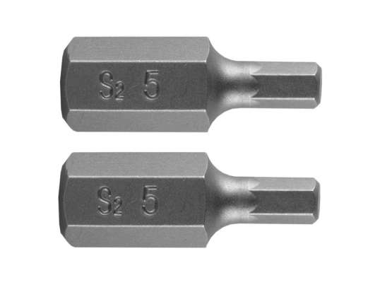 HEX Bit 5 x 30 mm. S2 x 2 pcs.
