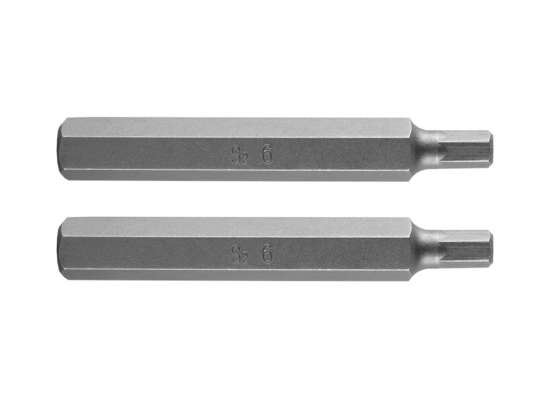 HEX-Ende 6 x 75 mm. S2 x 2 Stück.