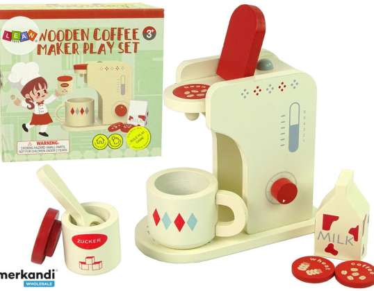 Holz Kaffeeautomat Küchenspielzeug für Kinder