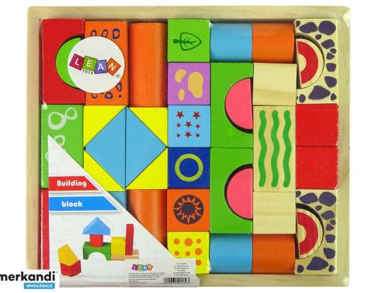 Wooden Block Set Castle Shapes