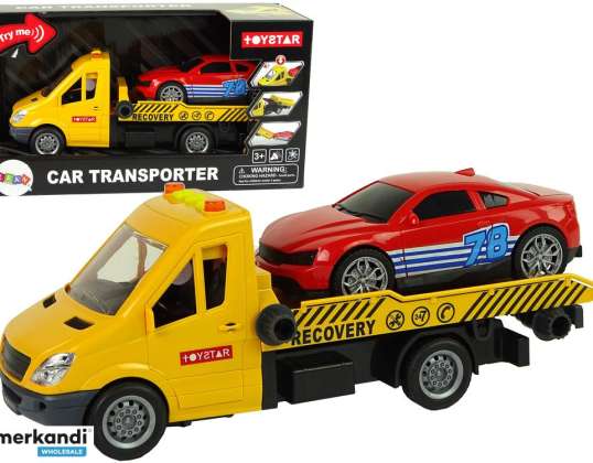 Transporte Coche Grúa Rampa para Coche Ayuda Sonidos Luces