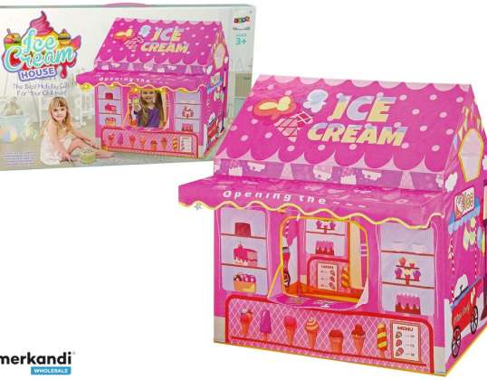 Carpa de helados Princesa Heladería para niños Luces rosas Estrellas
