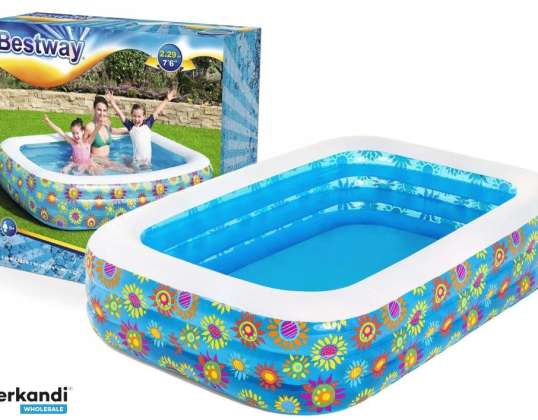 Inflatable Pool Flowers 229 x 152 x 56 cm Bestway 54120