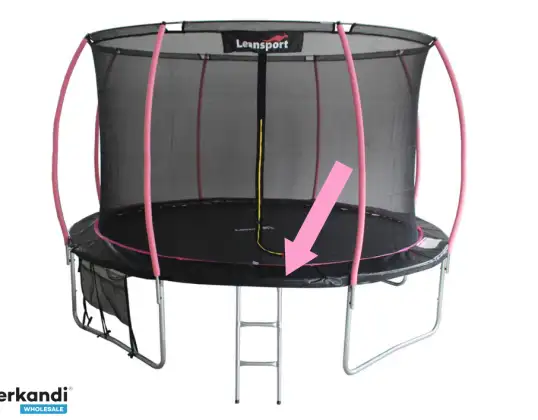 Jousisuoja Sport Max 8ft trampoliiniin musta vaaleanpunainen
