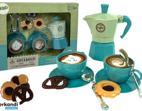 Kaffeeset Cafe Cookies Blau