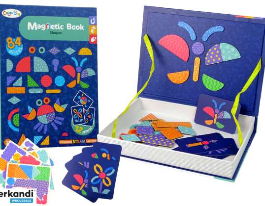 Puzzle Educativ Magnetic Forme 84 Carduri Magnetice
