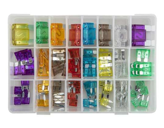 Kit de fusibles automobile en boîte 88 pièces 3 types