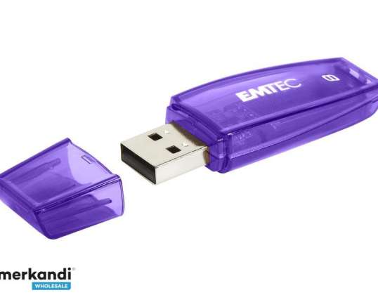 Unidad flash USB de 8 GB EMTEC C410 Púrpura