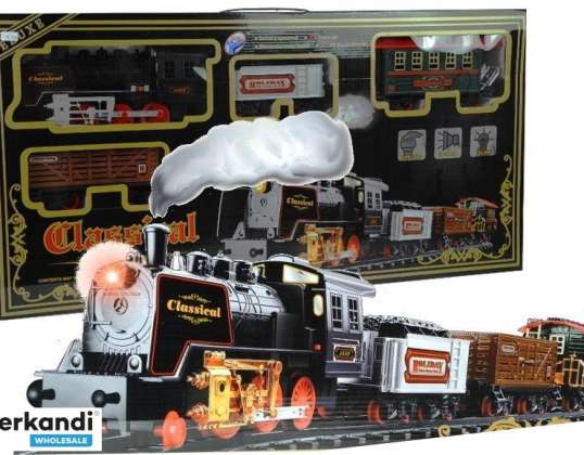 Büyük Elektrikli Tren Vagonları Işıklar Oyunu 650 cm