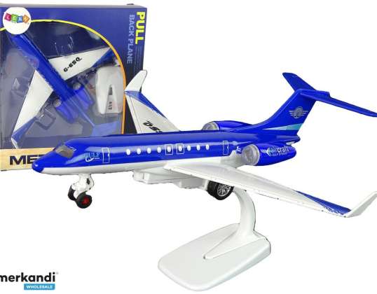 Avión de pasajeros G 650 Drive Sound Light Metal Blue