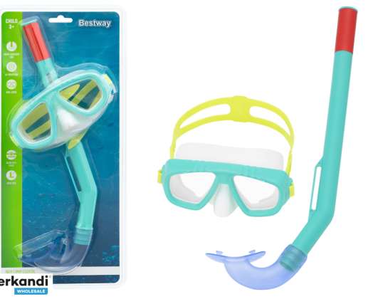 Diving Mask With Snorkel Green Bestway 24018