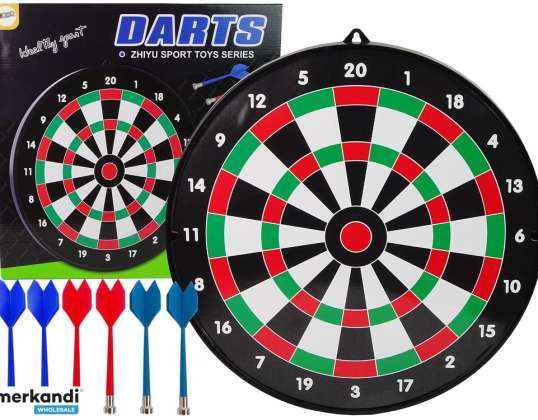 Dartscheibe mit 6 Magnet-Darts