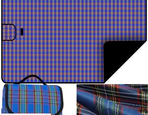 Alfombra de picnic 145x180 basic azul