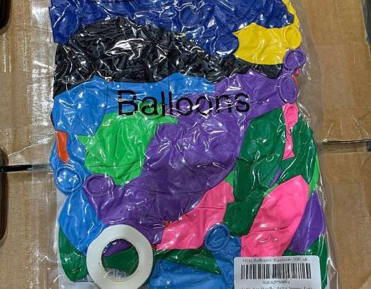 Naturlige Latex Ballonger Multi og Unicolor Barnas Bursdag Ballonger Dekorasjon 12 tommer / 3