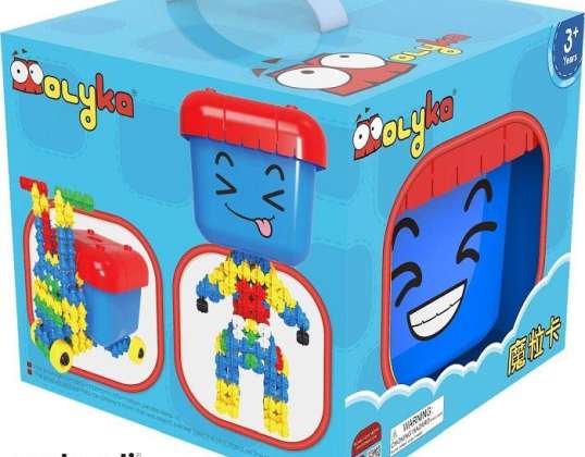 Molyka Blue Box Monkey Creative Building Blocks Set Παιδικά Παιχνίδια Ένα Ware