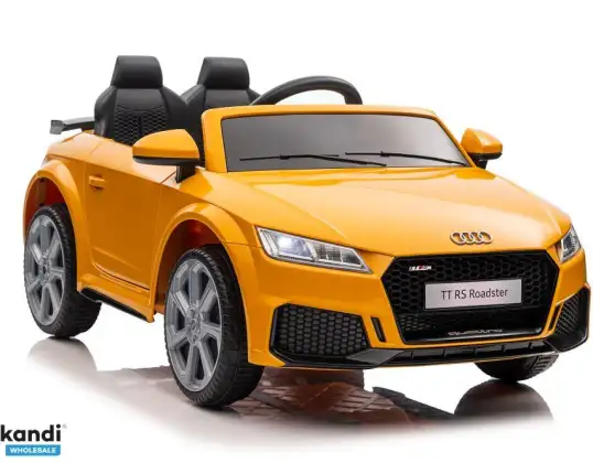 Audi TT RS dzeltens ar akumulatoru darbināms transportlīdzeklis