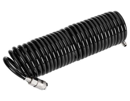 Spiraltrykk slange 6.5 x 10 mm. 10 m. PU