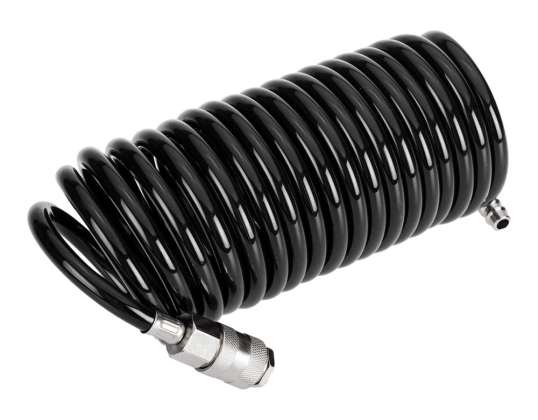 Spiralslange for trykk 8.0 x 12 mm. 5 m. PU