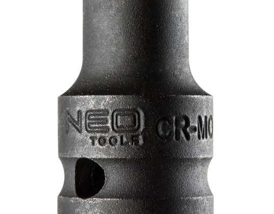 Impact Socket 1/2". 10 x 38mm. Cr Mo