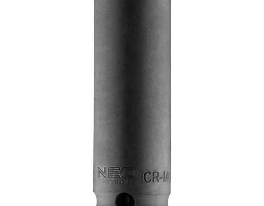 Ударная насадка 1/2&quot; длинная. 16 x 78mm. Cr Mo