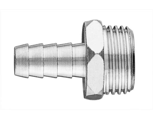 Kobling til slange 10 mm med utvendig gjenger 1/2&quot;