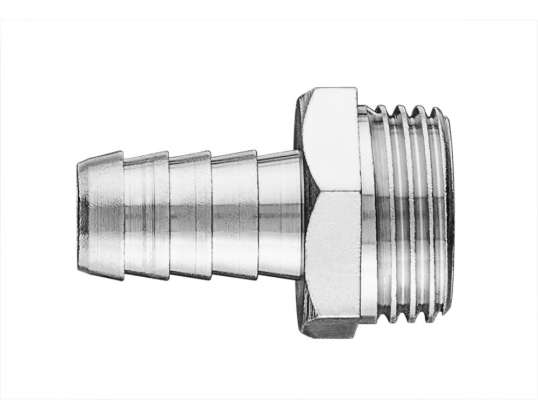 Kobling for slange 12 mm med utvendig gjenge 1/2&quot;