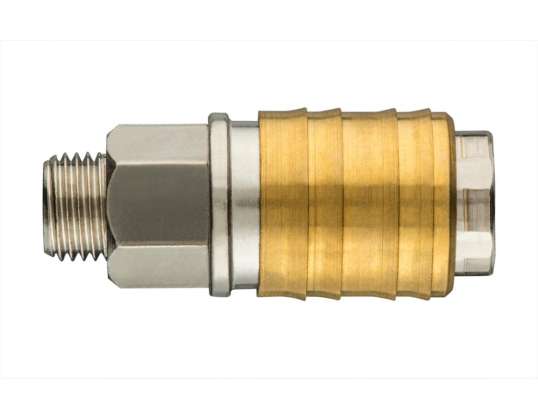 Hurtigkobling for kompressor med utvendig gjenger 1/4"