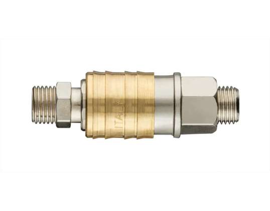 Schnellkupplung für Kompressor mit Anschluss, Außengewinde 1/4"