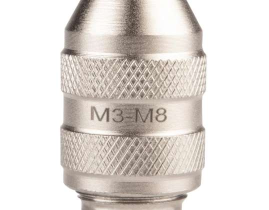 Vītņu adapteris. 1/4&quot;DR M3 M8