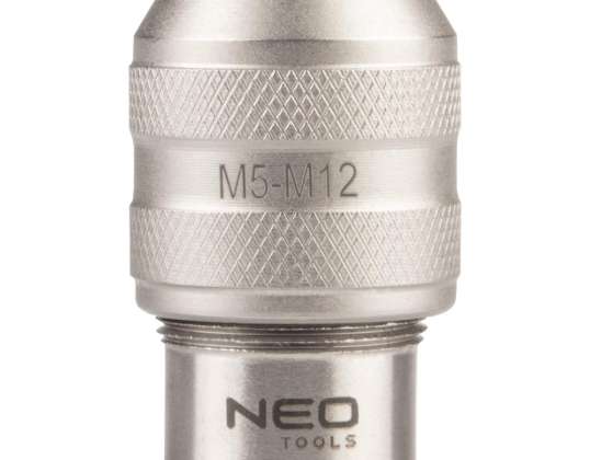 Adapteris griezumiem. 3/8&quot;DR M5 M12