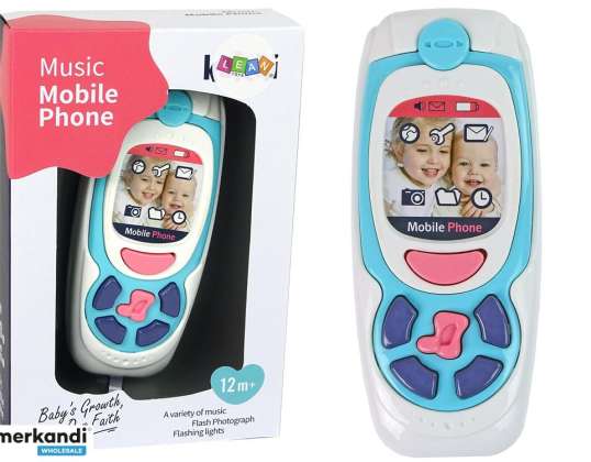 Barn Pedagogisk Mobiltelefon Melodi Blå
