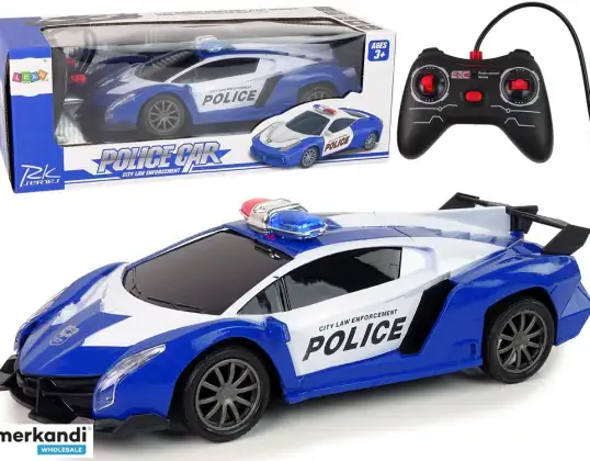 Voiture de course Police R/C Télécommande Police Batterie