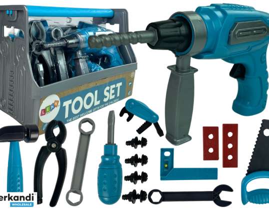 Набір інструментів Box Saw Drill Blue