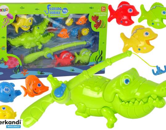 Spiel Skill Set Angeln Angelrute Fisch Krokodil